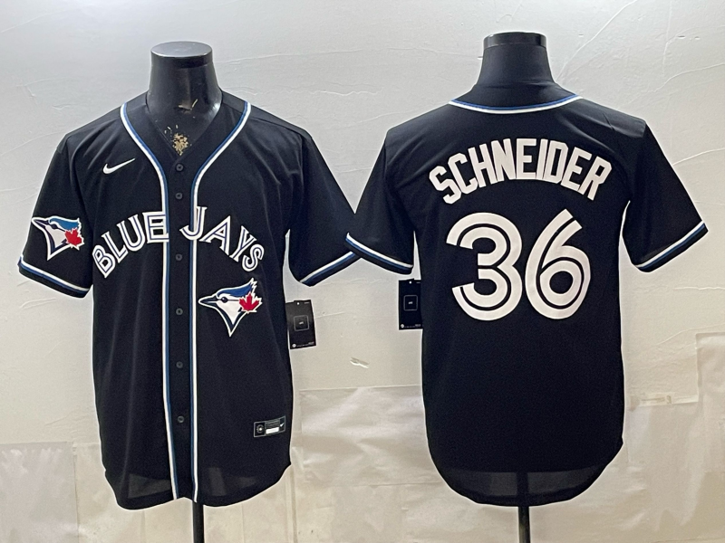 Men 2026 Toronto Blue Jays #36 Schneider black Game Nike MLB Jersey 0526004